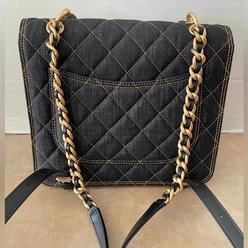 Chanel 2023 SS Denim Backpack - Brand New - Very Rare Find - Picture 2 of 14